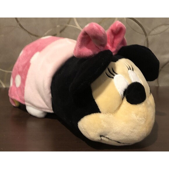 Disney FlipaZoo Mickey Mouse to Minnie Mouse 2-in-1 Plush Reversible Toy 14" - Picture 6 of 12